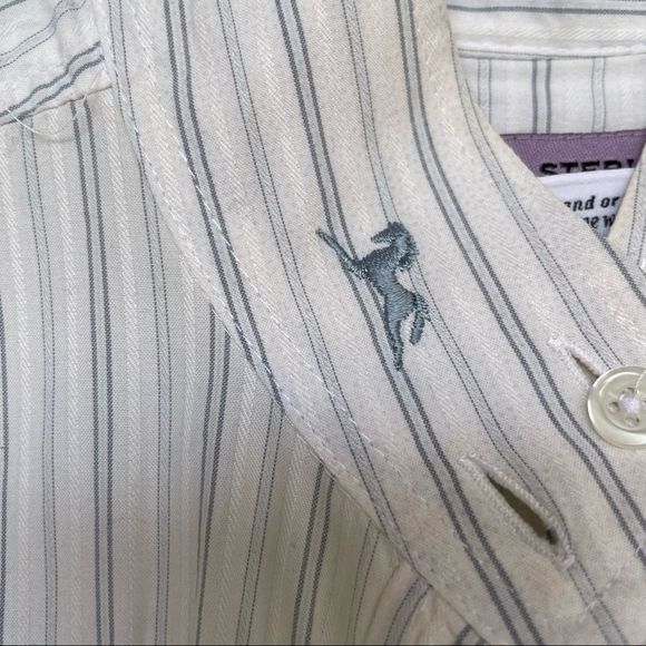 R.J. CLASSIC Sterling Collection white equestrian competition show shirt 36 - Picture 2 of 9